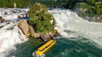 Rhyfall Mändli - croisière aux chutes du Rhin