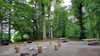 Aire de barbecue de Warthau