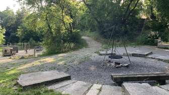Aire de grillade de la gravière Dreispitz