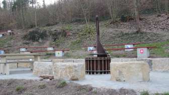 Barbecue aux chutes du Rhin