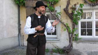 Visite guidée avec le porteur de bücki dans la vieille ville