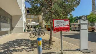 Pompe à vélo publique & outillage Neuhausen